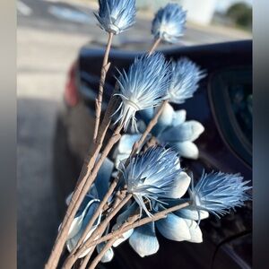 ‘Bouquet’ Of Blue Faux Flowers ‘periwinkle’ blue